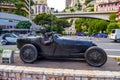 Juan Manuel Fangio Statue in La Condamine, Monte-Carlo, Monaco, Cote d `Azur, French Riviera Royalty Free Stock Photo