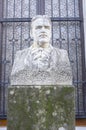 Juan Valera bust, writer born in Cabra, Cordoba, Spain