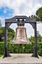 Jubilee bell in Vatican gardens