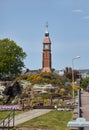 The Jubilee Clock Tower in Seaton. Devon. England
