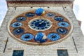 The Jubilee clock on the Zimmer Tower, Lier, Belgium Royalty Free Stock Photo