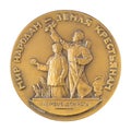 Jubilee medal large desktop medallion famous Russian revolutionary, politician, Marxist Vladimir Ilyich Lenin Ulyanov equality