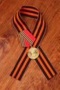 Jubilee Medal 50 Years of Victory in Great Patriotic War and George's Ribbon