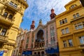 Jubilee Synagogue Prague in Czech Republic.