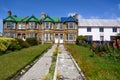 Jubilee Villas in victorian architecture, Stanley, Falkland Islands Royalty Free Stock Photo