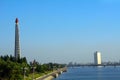 Juche Tower, Pyongyang, North-Korea