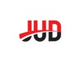 JUD Letter Initial Logo Design Vector Illustration Royalty Free Stock Photo