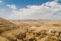 Judaean Desert in the Holy Land, Israel Royalty Free Stock Photo