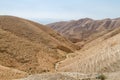 Judaean Desert in the Holy Land, Israel Royalty Free Stock Photo