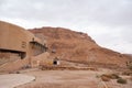 Judaean Desert, Southern District, Israel - 10 April, 2023. Entrance of Masada National Park