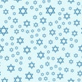 Judaism church traditional seamless pattern hanukkah religious synagogue passover hebrew vector illustration. Royalty Free Stock Photo