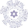 Judaism vector icon. Judaism editable stroke. Judaism linear symbol for use on web and mobile apps, logo, print media. Thin line