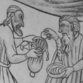 Judas gets Thirty pieces of silver for the betrayal of Jesus