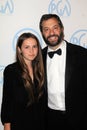 Judd Apatow, Maude Apatow Royalty Free Stock Photo