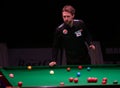 Judd Trump plays friendly tournament in Bucharest Royalty Free Stock Photo