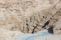 Judean Desert in clear weather, Israel. Royalty Free Stock Photo