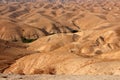 Judean desert landscape Royalty Free Stock Photo