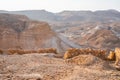 Judean Desert from Masada - Masada National Park, Dead Sea Region, Israel Royalty Free Stock Photo