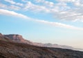 Judean Desert near the Dead Sea in the morning. Royalty Free Stock Photo