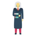 Judge Color Vector Illustration icons which can easily modified or edited