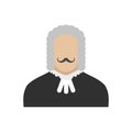 Judge flat icon