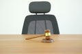 judge gavel at courtroom. lawyer attorney justice workplace