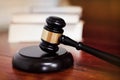 The judge gavel,Hammer of justice Royalty Free Stock Photo