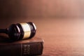 Judge gavel and holy bible Royalty Free Stock Photo