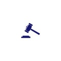 Judge gavel icon. Auction hammer icon isolated on white background Royalty Free Stock Photo