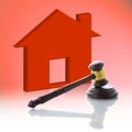 Judge gavel, Real Estate Auction Royalty Free Stock Photo