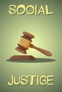 Judge gavel vector colorful icon