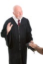 Judge - Swearing In Royalty Free Stock Photo