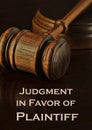 Judgment in Favor of Plaintiff