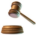 Judgment mallet Royalty Free Stock Photo