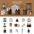 Judical System Banner Royalty Free Stock Photo