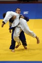 Judo fighters Royalty Free Stock Photo