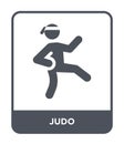 judo icon in trendy design style. judo icon isolated on white background. judo vector icon simple and modern flat symbol for web