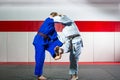 Judo on tatami Royalty Free Stock Photo