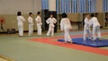 Judoka Training At The Osaka Budo Center Japan 2016