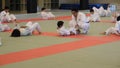 Judoka Training At The Osaka Budo Center Japan 2016