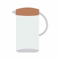 Jug with Cork icon vector image. Royalty Free Stock Photo
