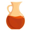 Jug maple syrup icon cartoon vector. Pure product Royalty Free Stock Photo