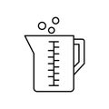 Jug vector icon which can easily modify or edit. Royalty Free Stock Photo