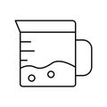 Jug vector icon which can easily modify or edit. Royalty Free Stock Photo