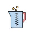 Jug vector icon which can easily modify or edit. Royalty Free Stock Photo
