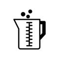 Jug vector icon which can easily modify or edit. Royalty Free Stock Photo