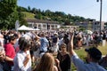 People searching good place on Morgenfeier at Jugendfest Brugg Impressionen