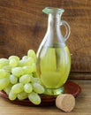 Jugful with grape seed oil