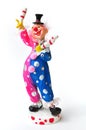 Juggler Clown figurine Royalty Free Stock Photo