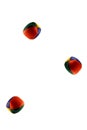 Juggling balls in motion